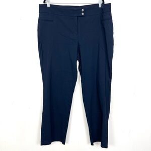 Style & Co Navy Stretch Pants Trousers Size 20W